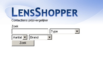 Lensshopper.nl - Google Gadget